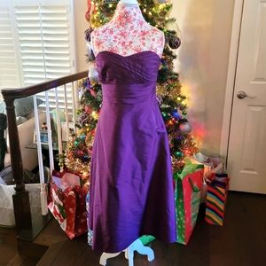 NWT Ann Taylor Size 8 purple cocktail sleeveless dress